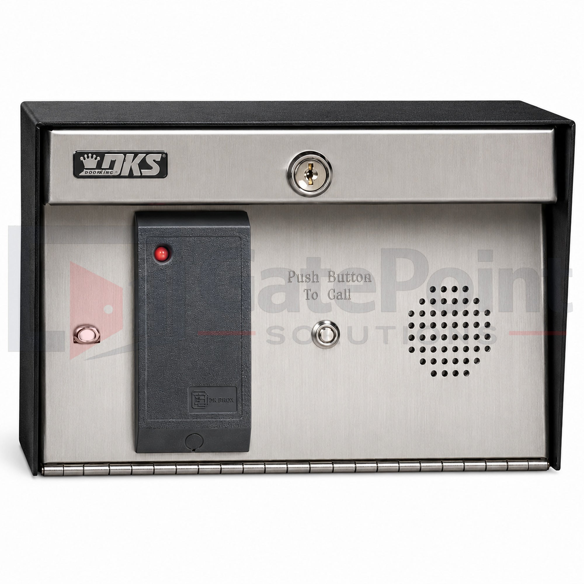 DoorKing 1838-122 Remote Call Station with AWID Card Reader – Access Plus Compatible