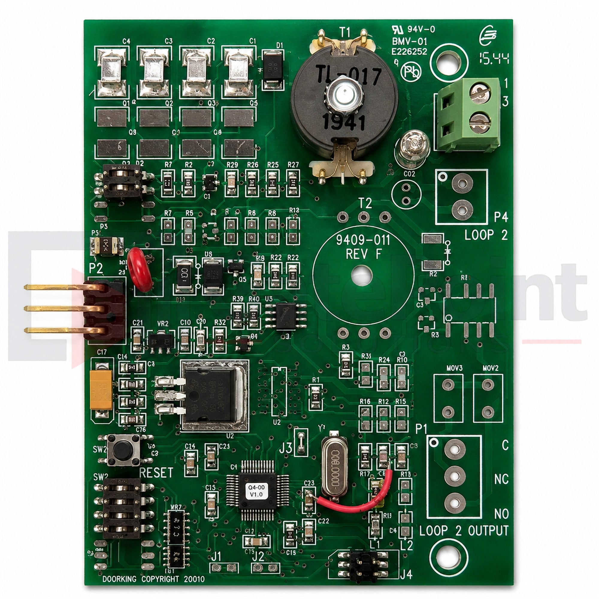DoorKing 9410-010 Plug-In Loop Detector, Single Channel Vehicle Detection Module