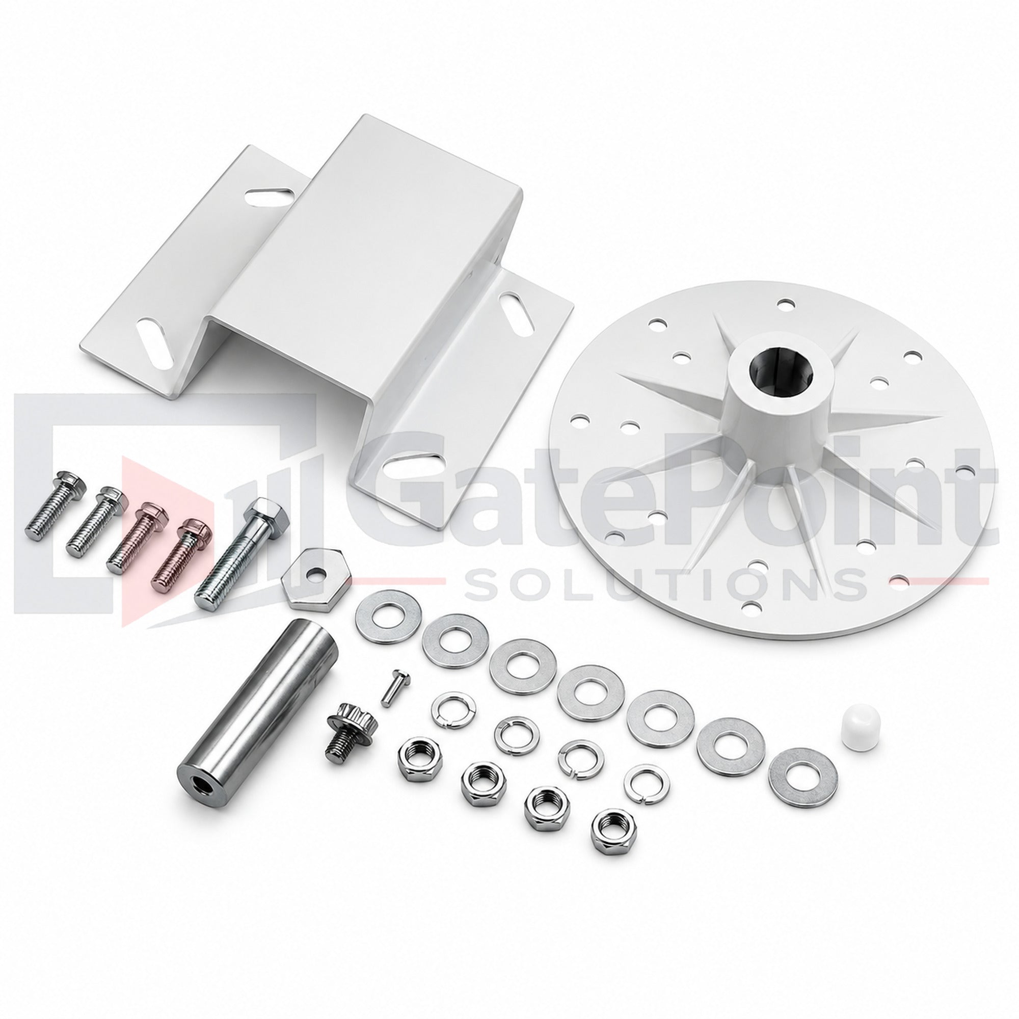 DoorKing 1601-242 Aluminum Barrier Arm Hardware Kit for DoorKing Barrier Gate Operators