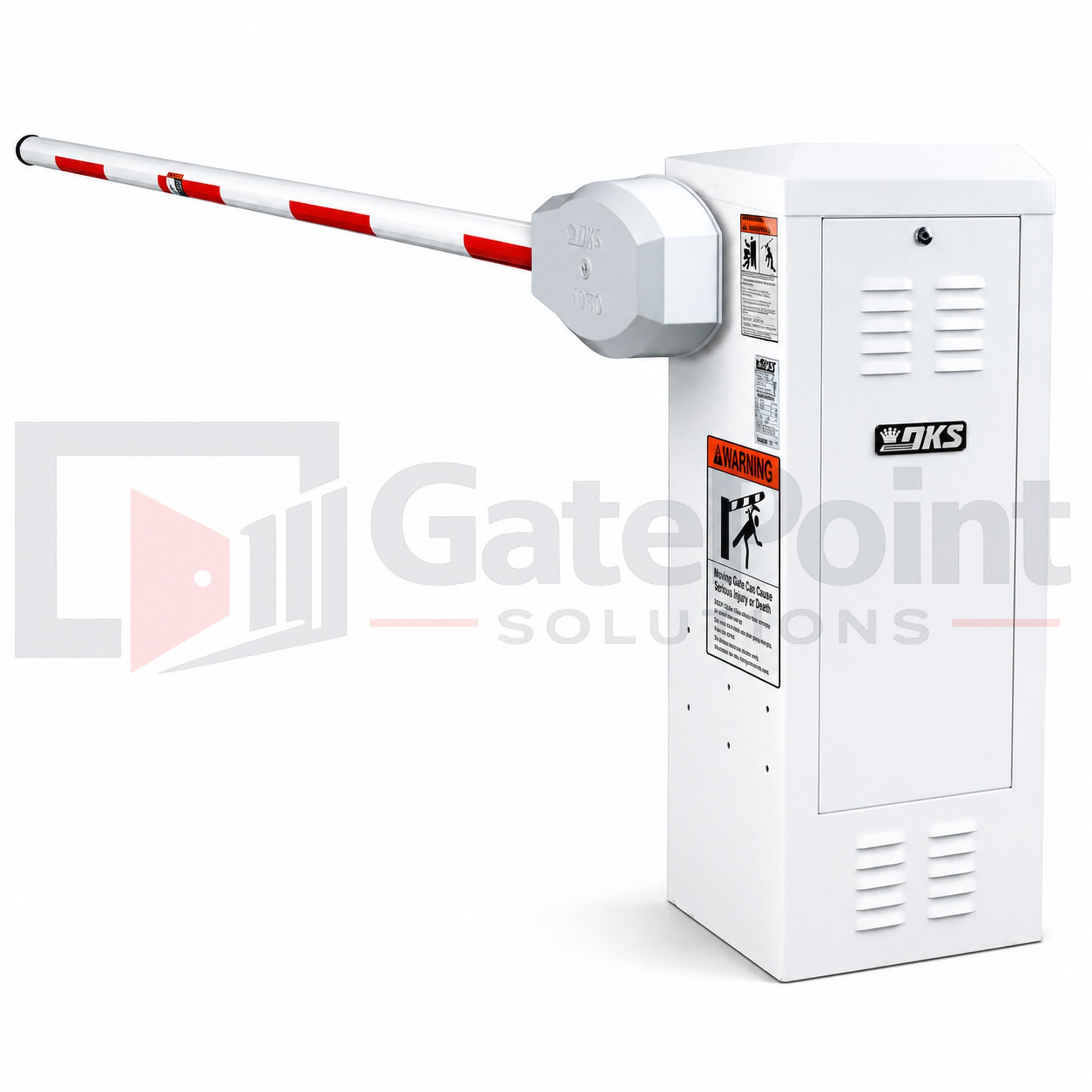 DoorKing 1601-380 Barrier Arm Operator – 1/2 HP, 115V (Add Hardware Kit & Arm)
