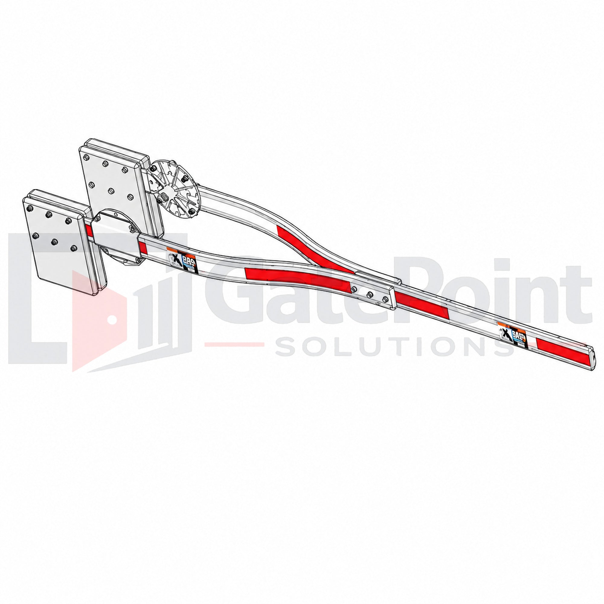 DoorKing 1602-340 20-Ft Wood Wishbone Barrier Gate Arm Assembly (3-Piece) for 1602 Series – Requires 1602-041 Hardware Kit
