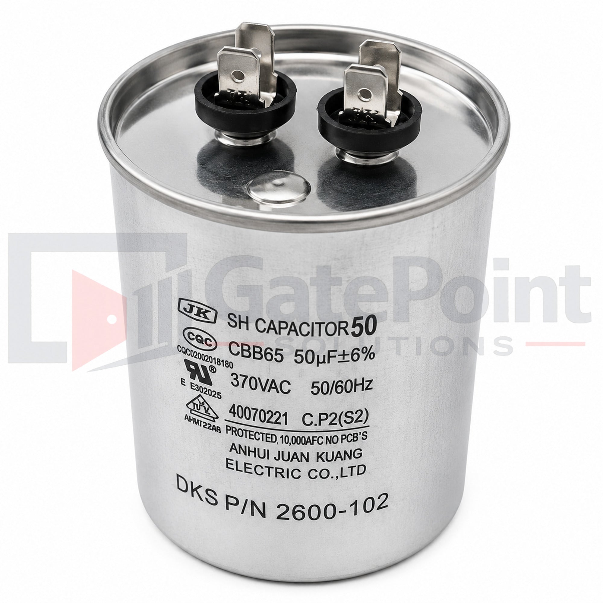 DoorKing 2600-102 50uF 370VAC Motor Run Capacitor