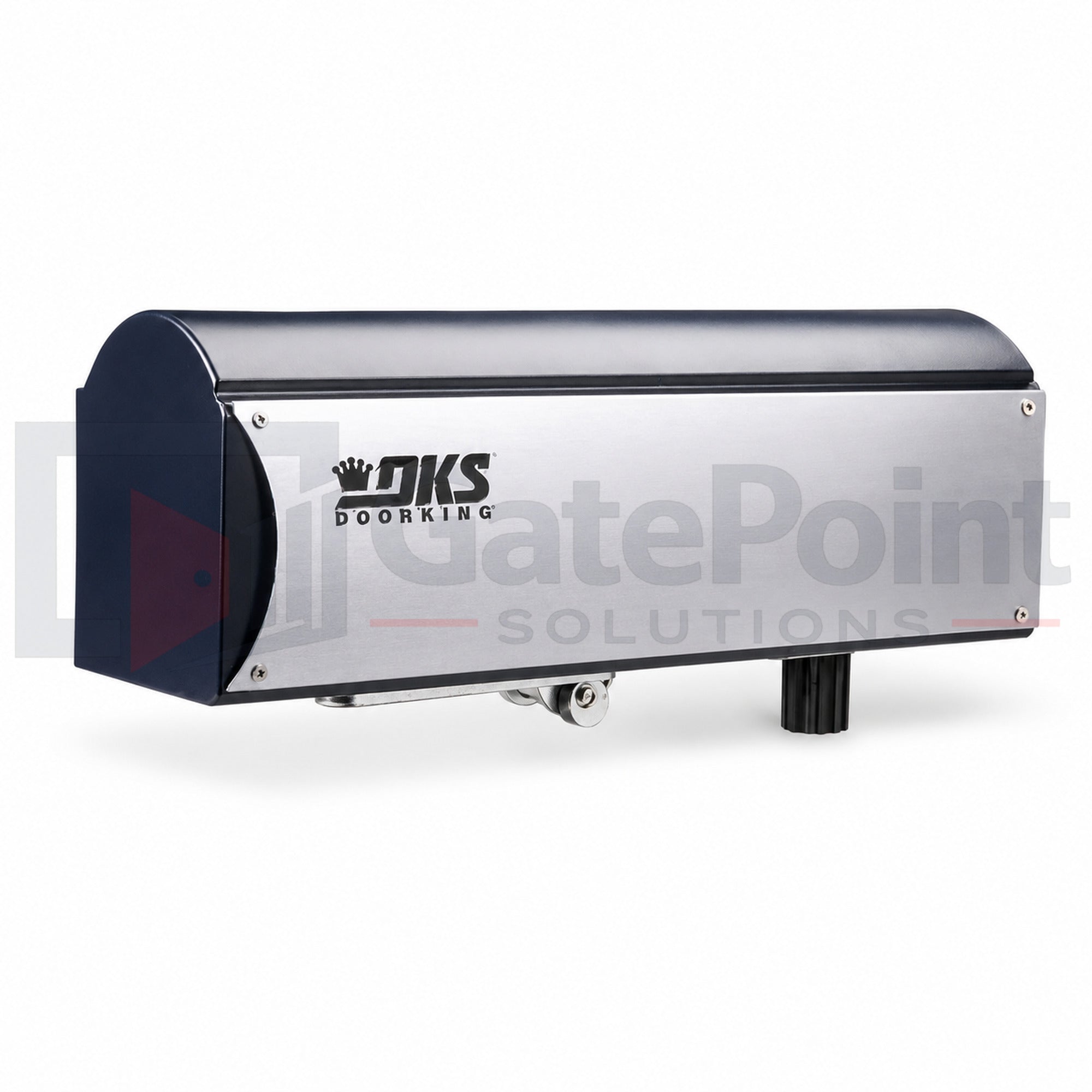 DoorKing 6004-380 DC Column Mount Swing Gate Operator – 24V Residential Gate Opener