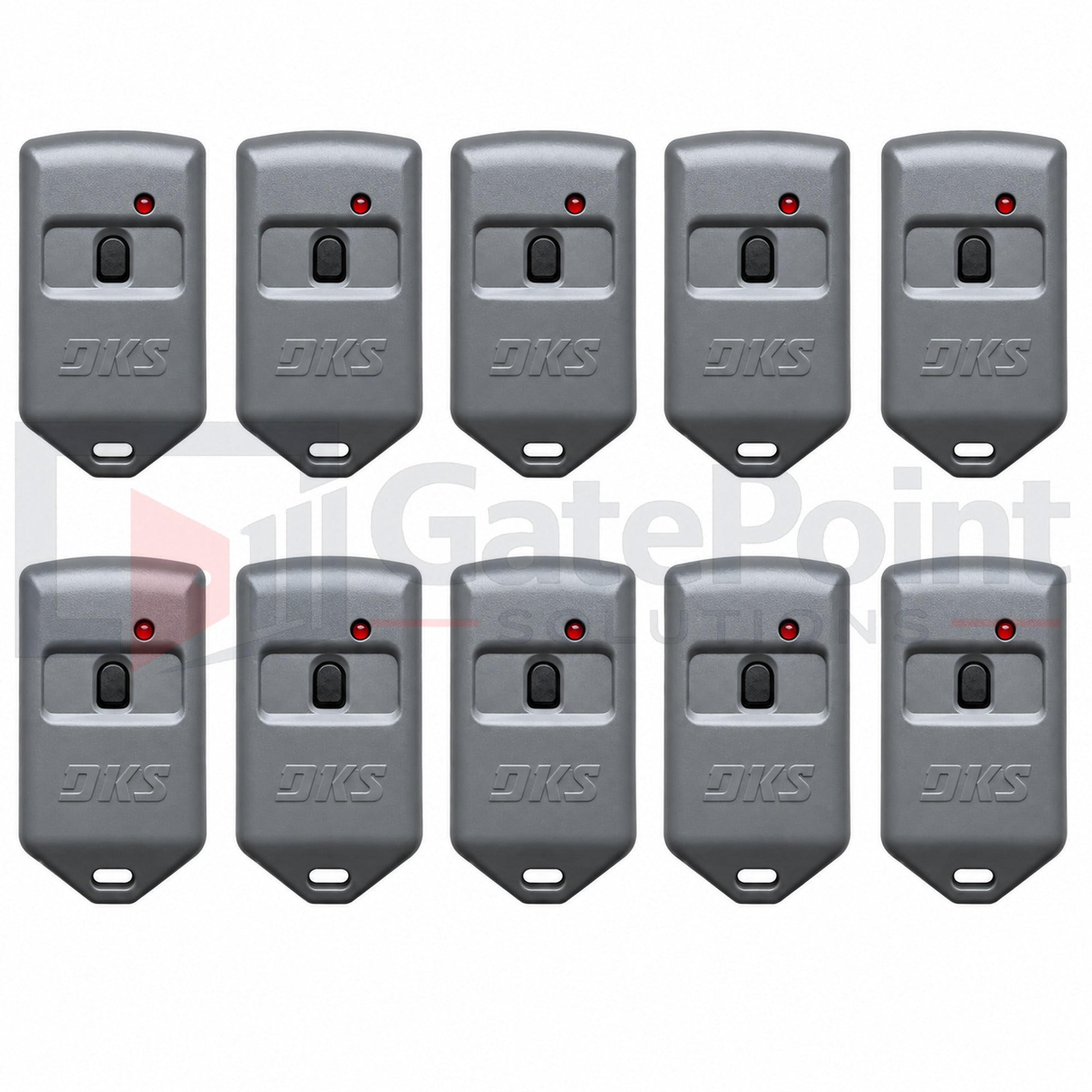 DoorKing 8066-085 MicroCLIK TX 1-Button Remote Transmitter with DKProx Credential Tag (Pack of 10)