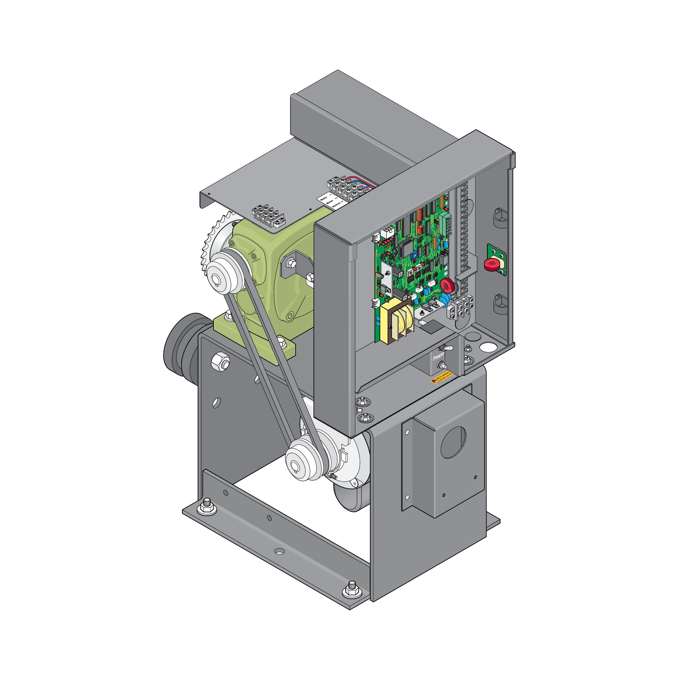 Doorking 9000-380 Sliding Gate Opener (1/2 Horsepower)