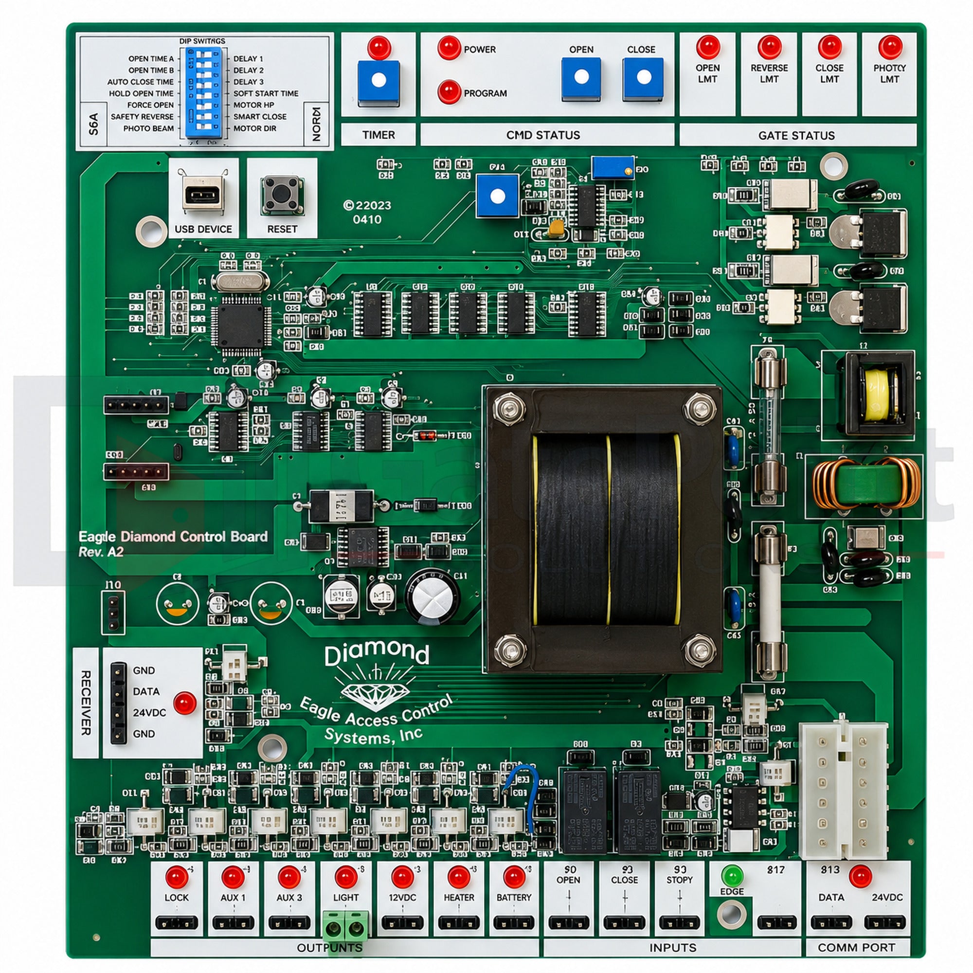 Eagle E555 Diamond Control Board Replacement for Eagle Gate Operators