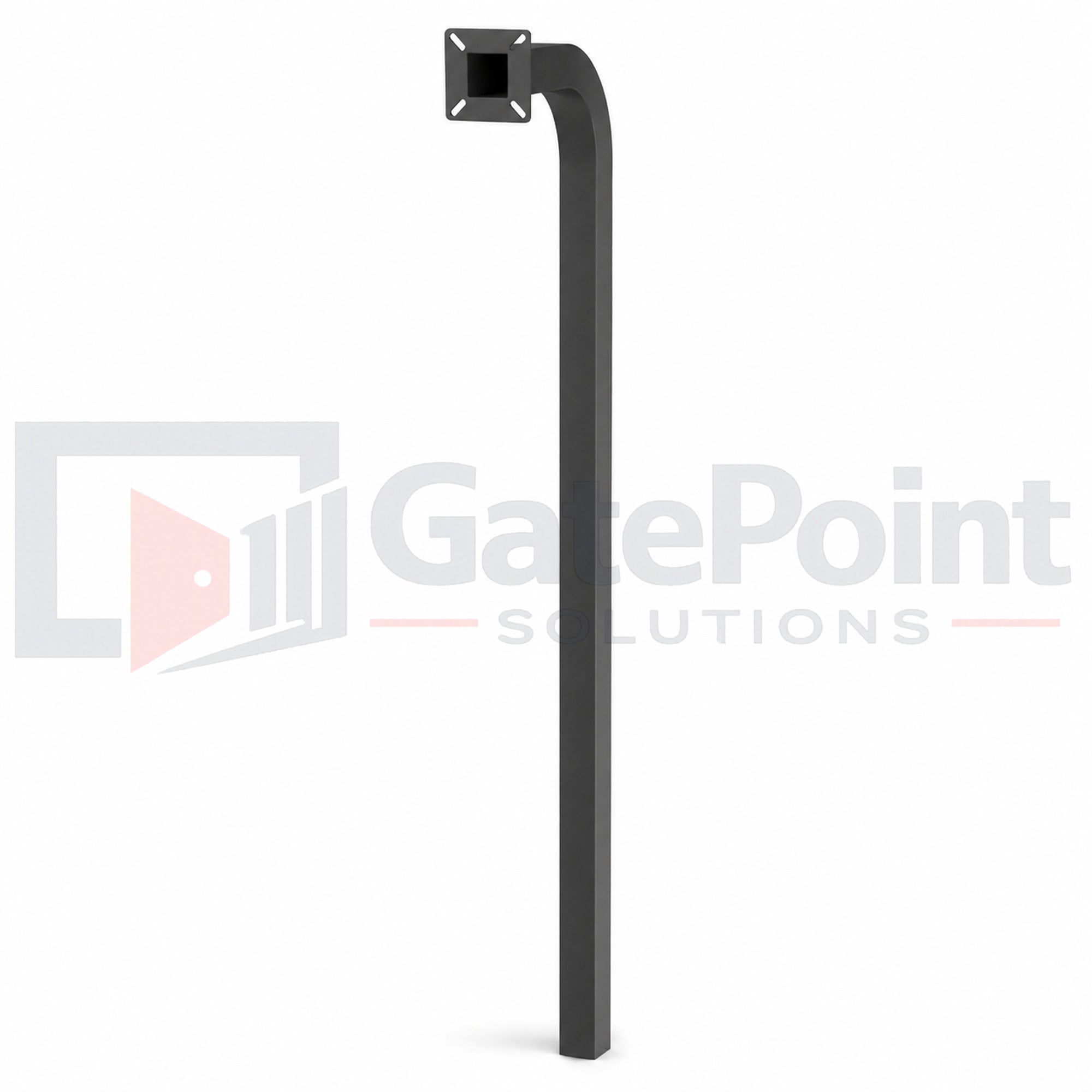 GatePoint Solutions 72" Gooseneck Pedestal In-Ground 11GA Steel for Access Control