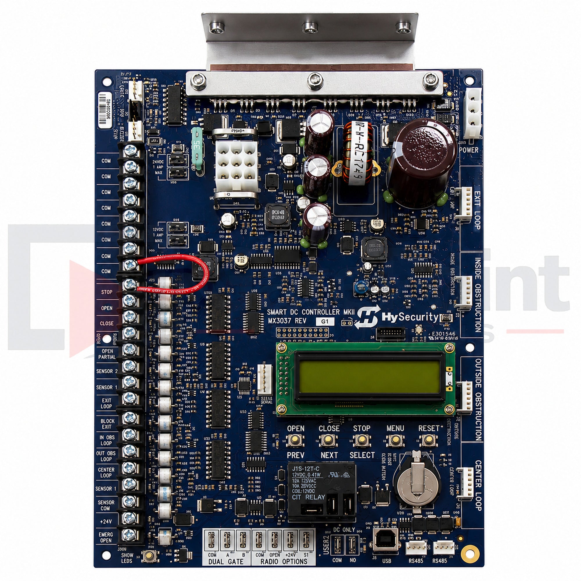 HySecurity MX3037-0 Smart DC Control Board for SlideSmart DC, SwingSmart DC, StrongArmPark DC & WedgeSmart Gate Operators