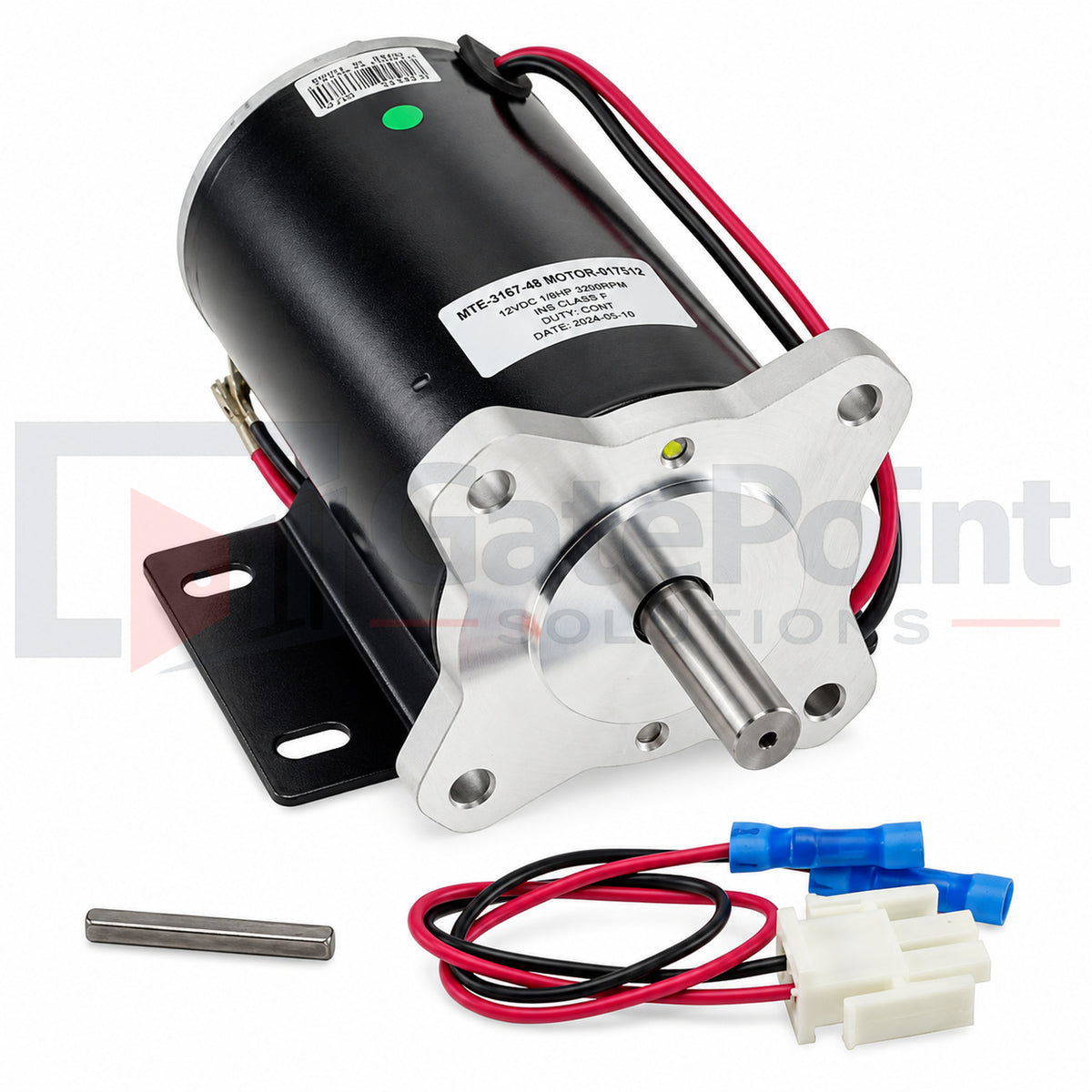 LiftMaster K77-37334 1/8 HP 12VDC Replacement Motor for RSW12U & RSW12UL Swing Gate Operators