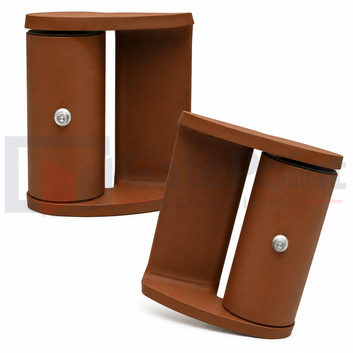 LiftMaster 2060P GORILLA Standard-Duty Tamperproof Flat Mount Gate Hinges, Prime Coated – Pair