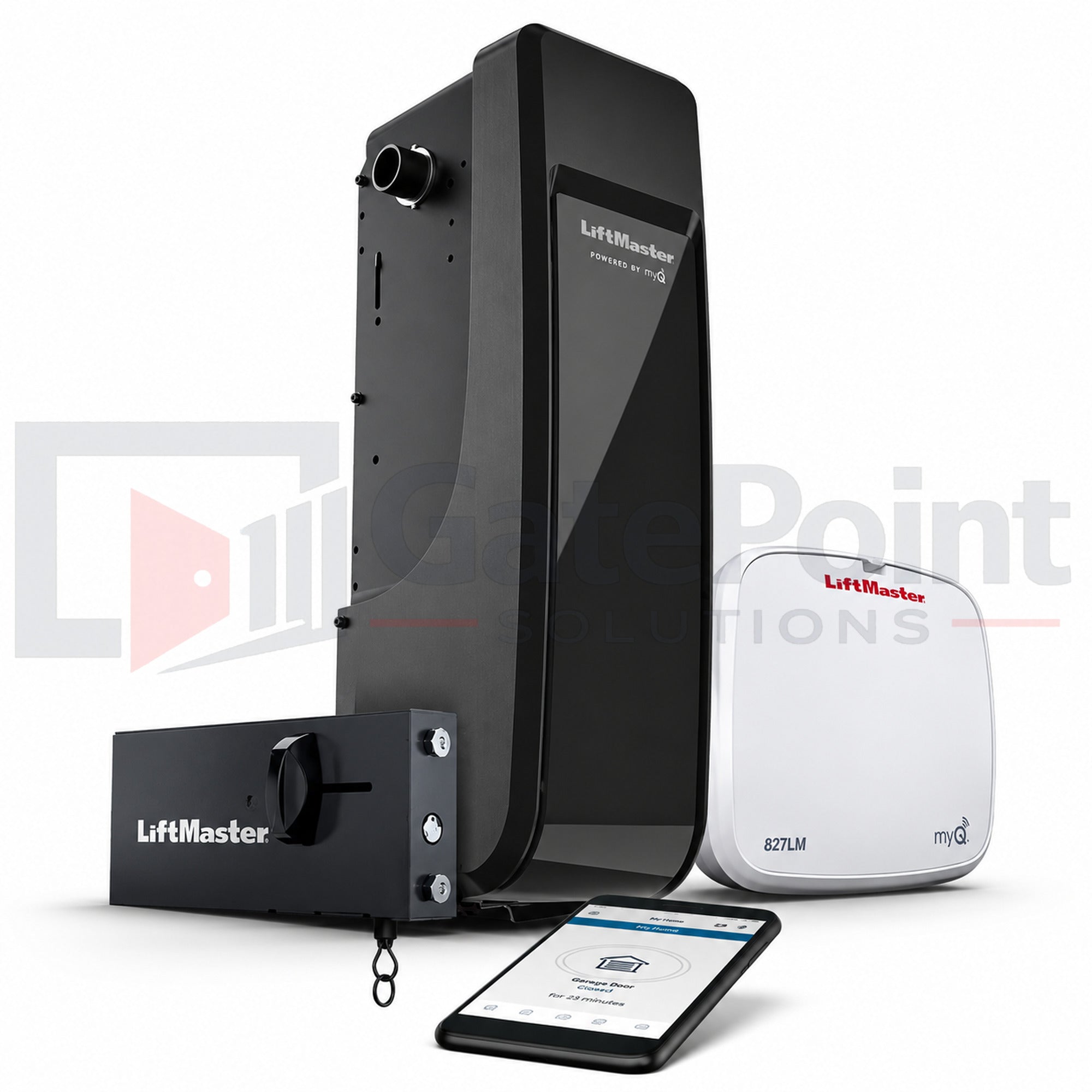 LiftMaster 98022 Premium Series DC Wall Mount Garage Door Opener with Battery Backup & Wi-Fi
