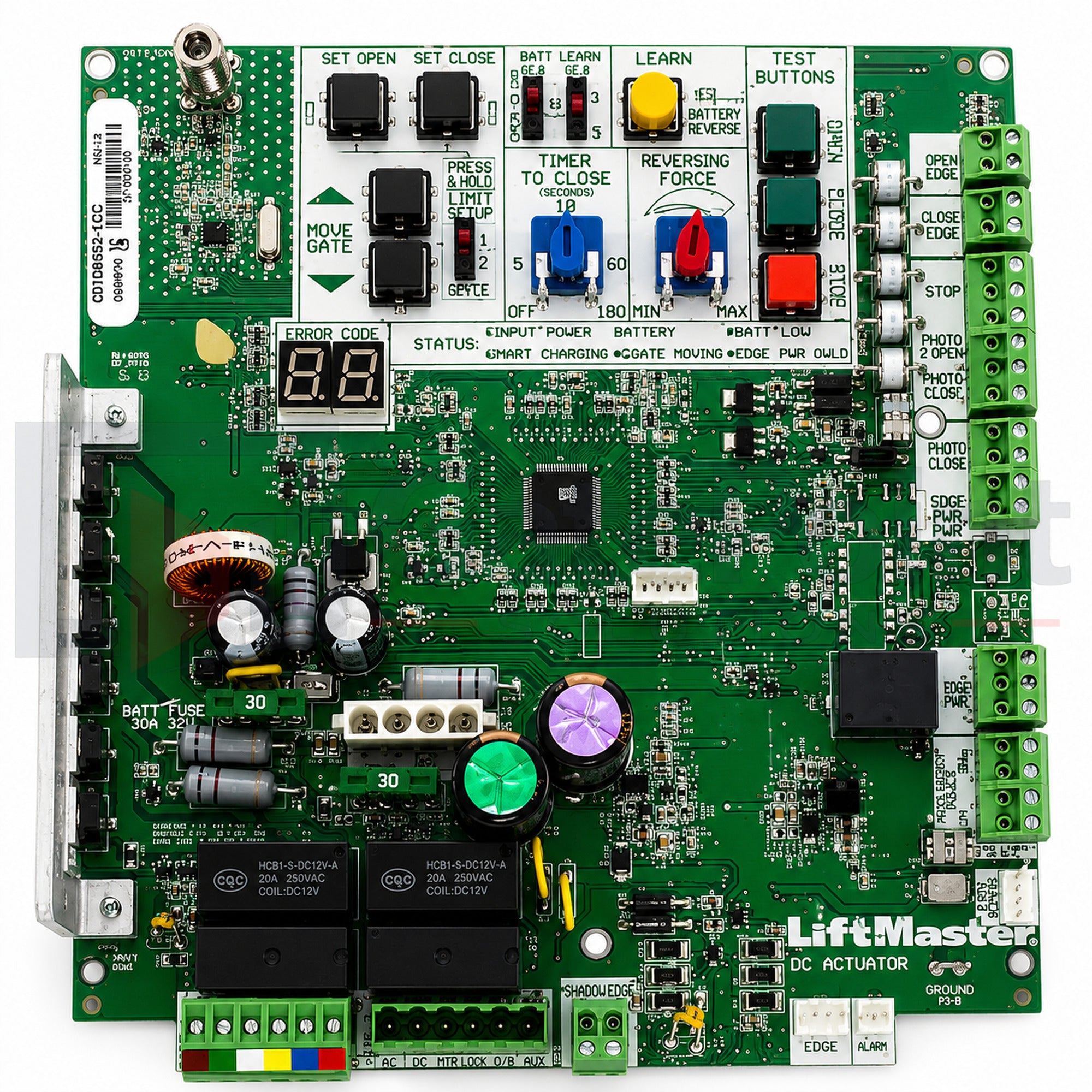 LiftMaster K1D8052-1CC Main Control Board for LA500, LA400 & LA412 Operators
