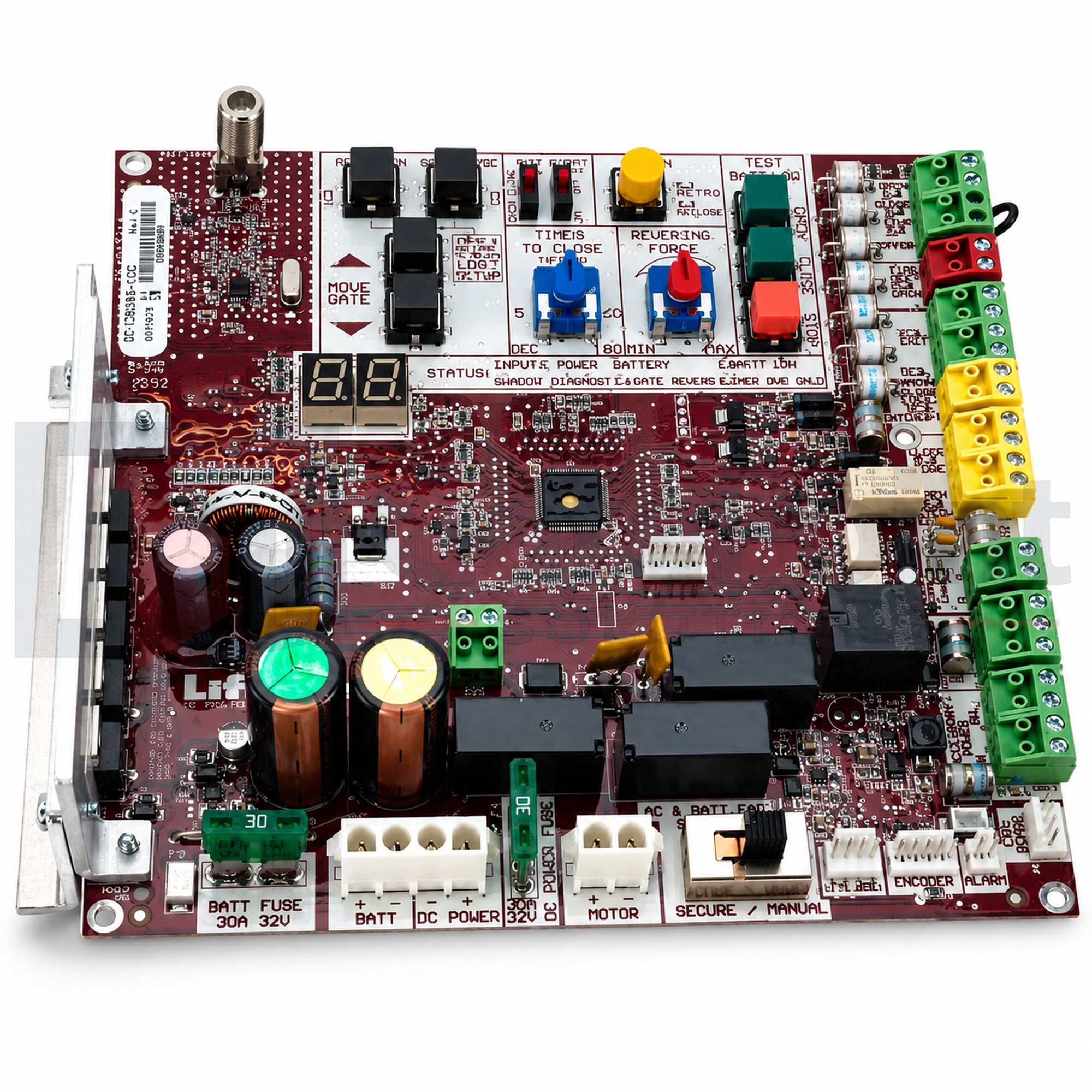 LiftMaster K1D8389-1CCMC UL325 Main Control Board for DC Pad-Mount Gate Operators