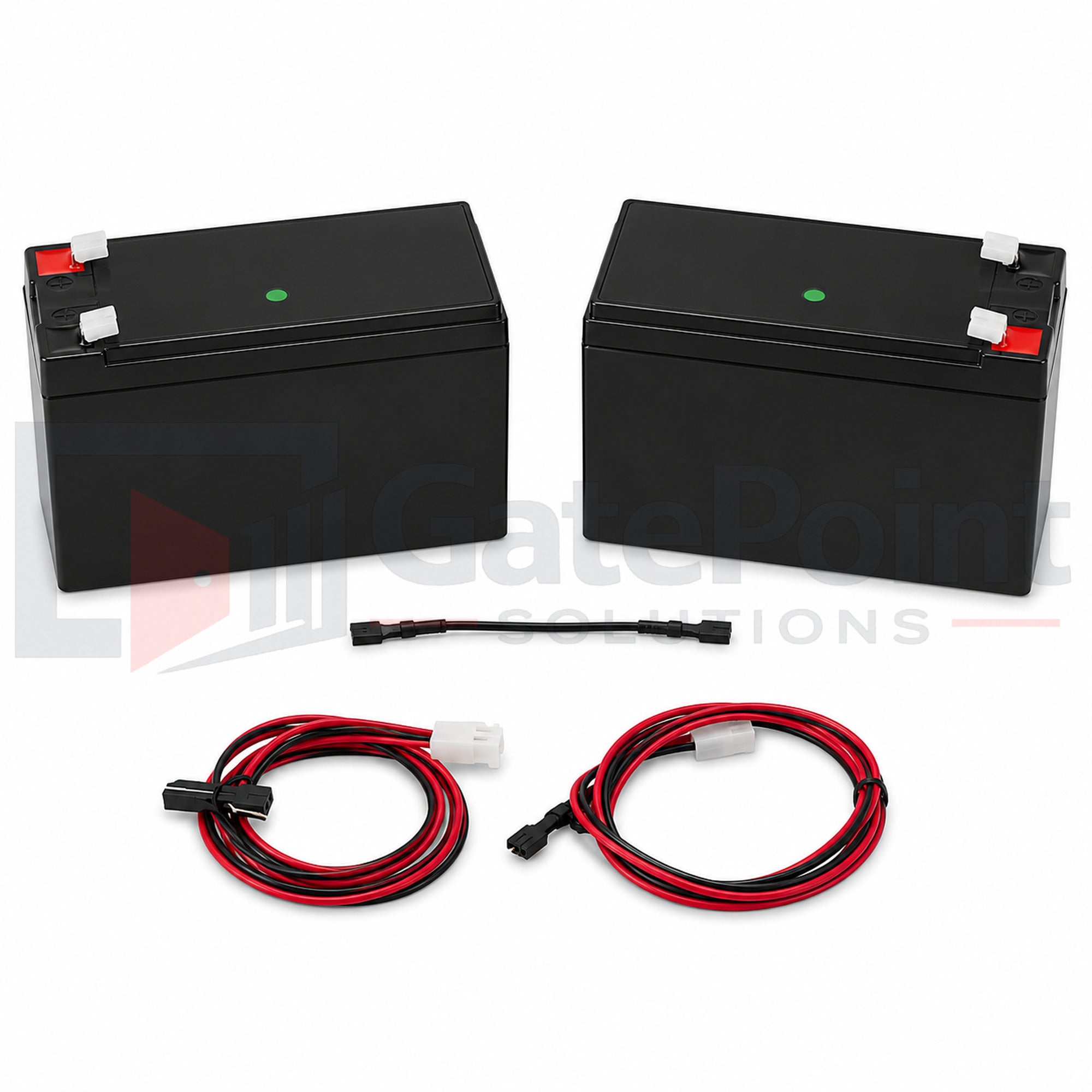LiftMaster K74-30762 12V 7Ah Replacement Battery Pack Kit (Qty. 2) for Commercial Gate Operators