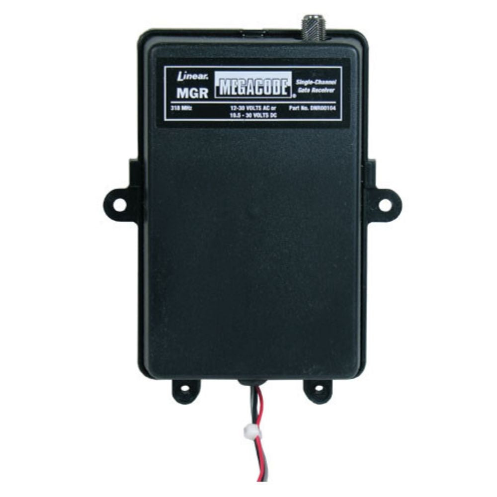 Linear 1-Channel 12-24V AC/DC MegaCode Gate Receiver | LIN-MGR