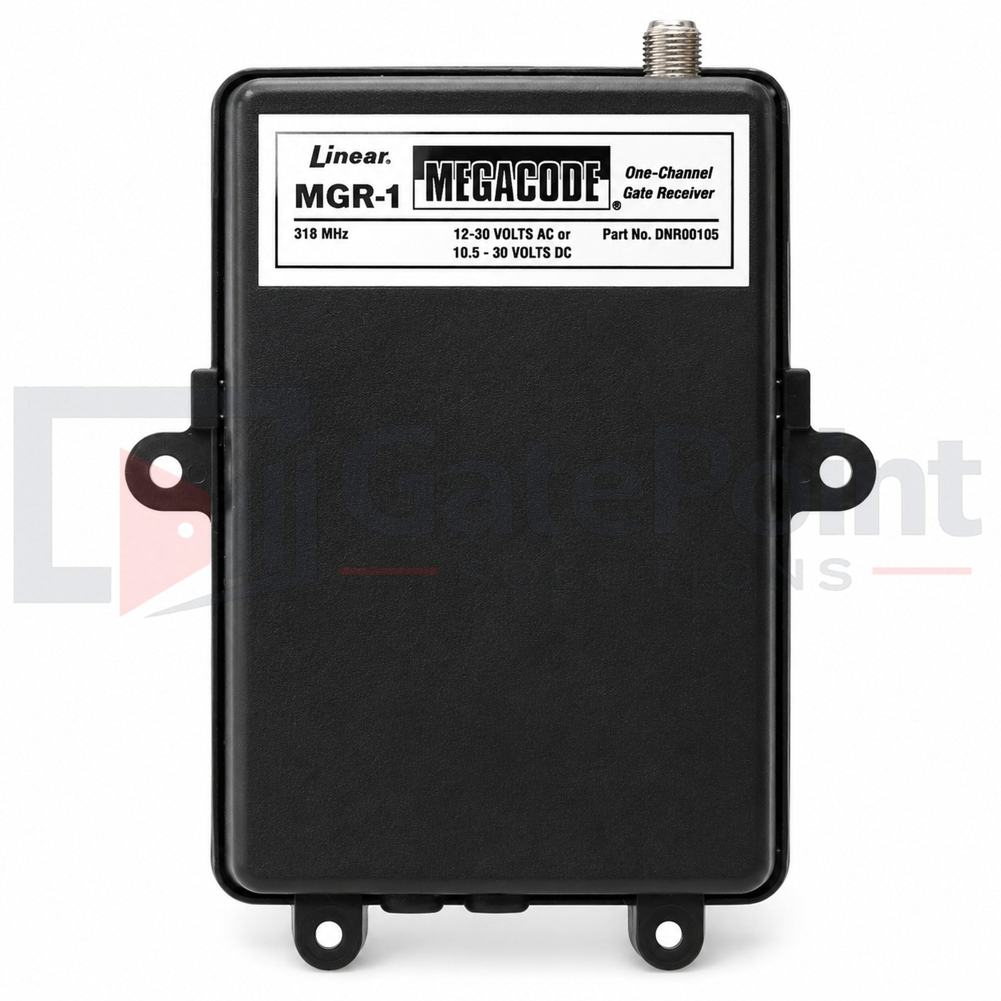 Linear MGR 1-Channel Gate Receiver for MegaCode Transmitters, Long Range Access Control Receiver