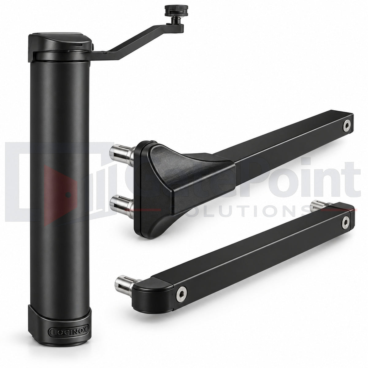 Locinox LION-9005 Compact 90°/180° Hydraulic Retrofit Gate Closer for Gates up to 165 lbs