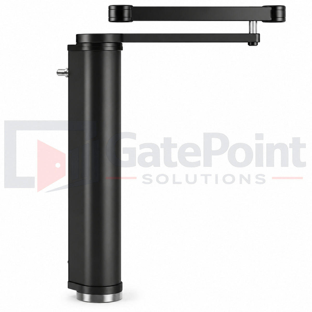 Locinox VENUS-S-9005 Motorized Pedestrian Swing Gate Closer – Black (RAL 9005)