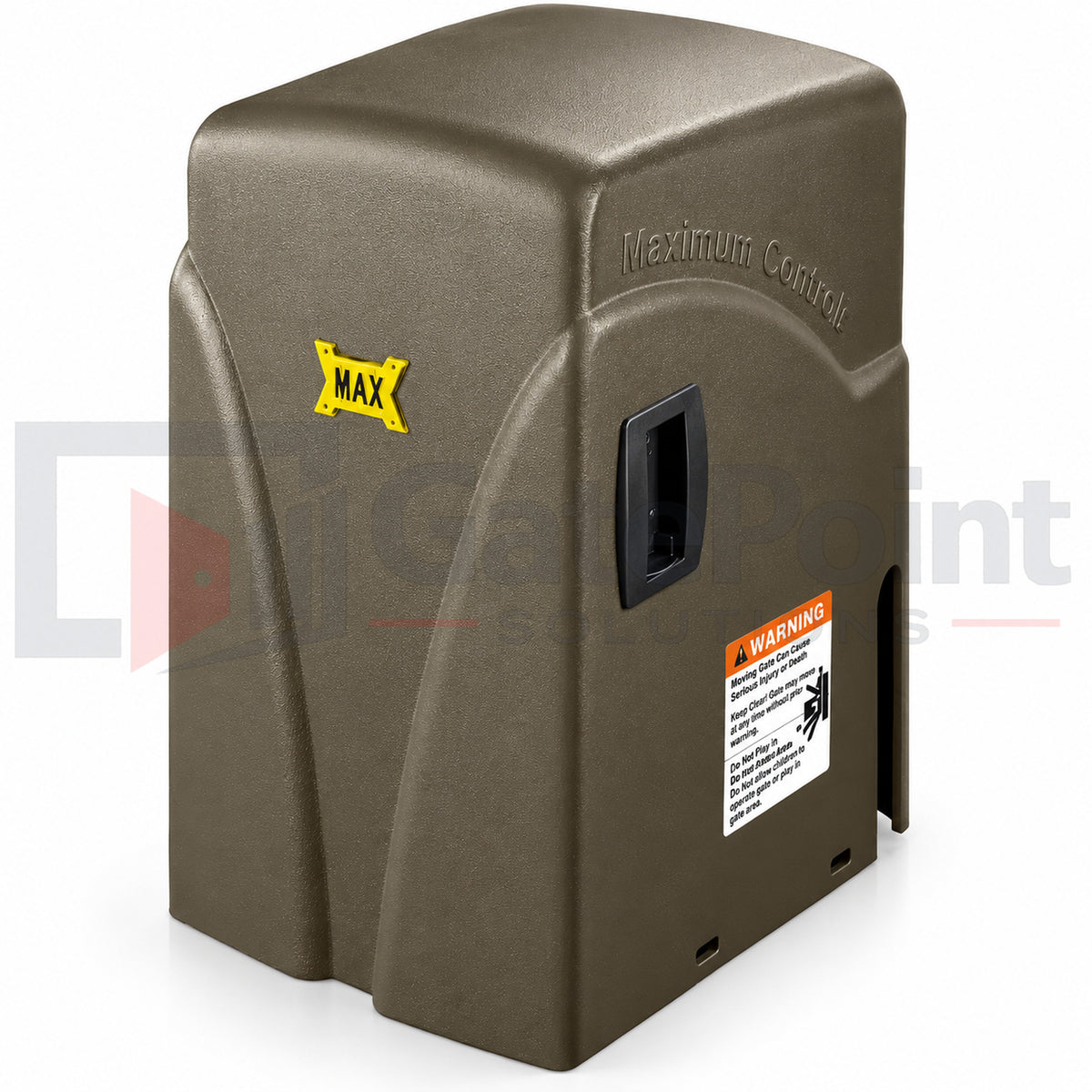 Maximum Controls MXG 2300 Commercial 24V Brushless DC Slide Gate Operator – 2,300 lb Capacity