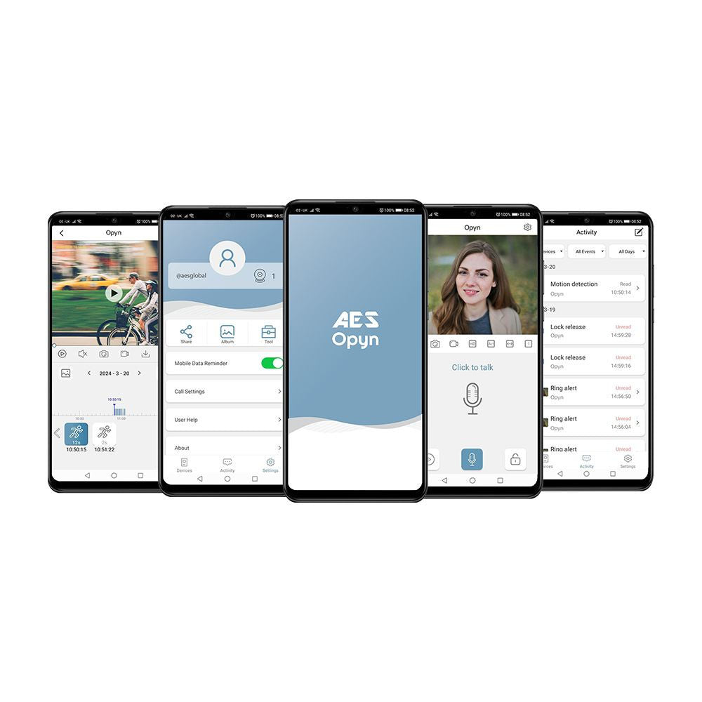 AES OPYN Video Intercom with Keypad (WiFi)