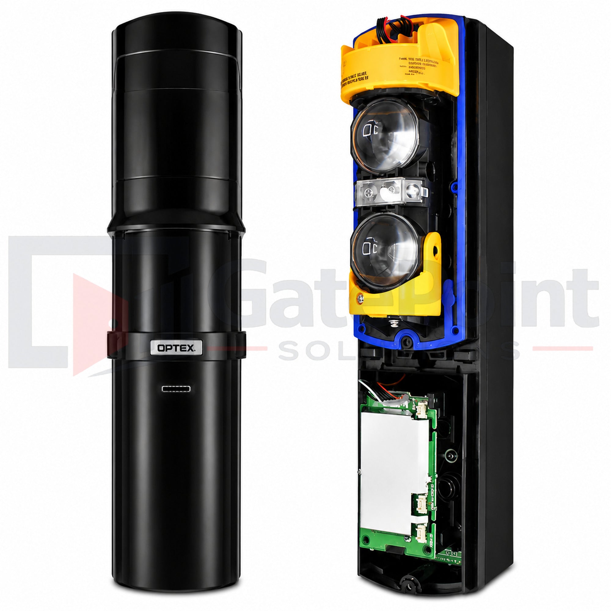 Optex OVS-50TNR Monitored Hybrid Photoelectric Dual Beam Sensor – 50 ft Range, UL325 Compliant