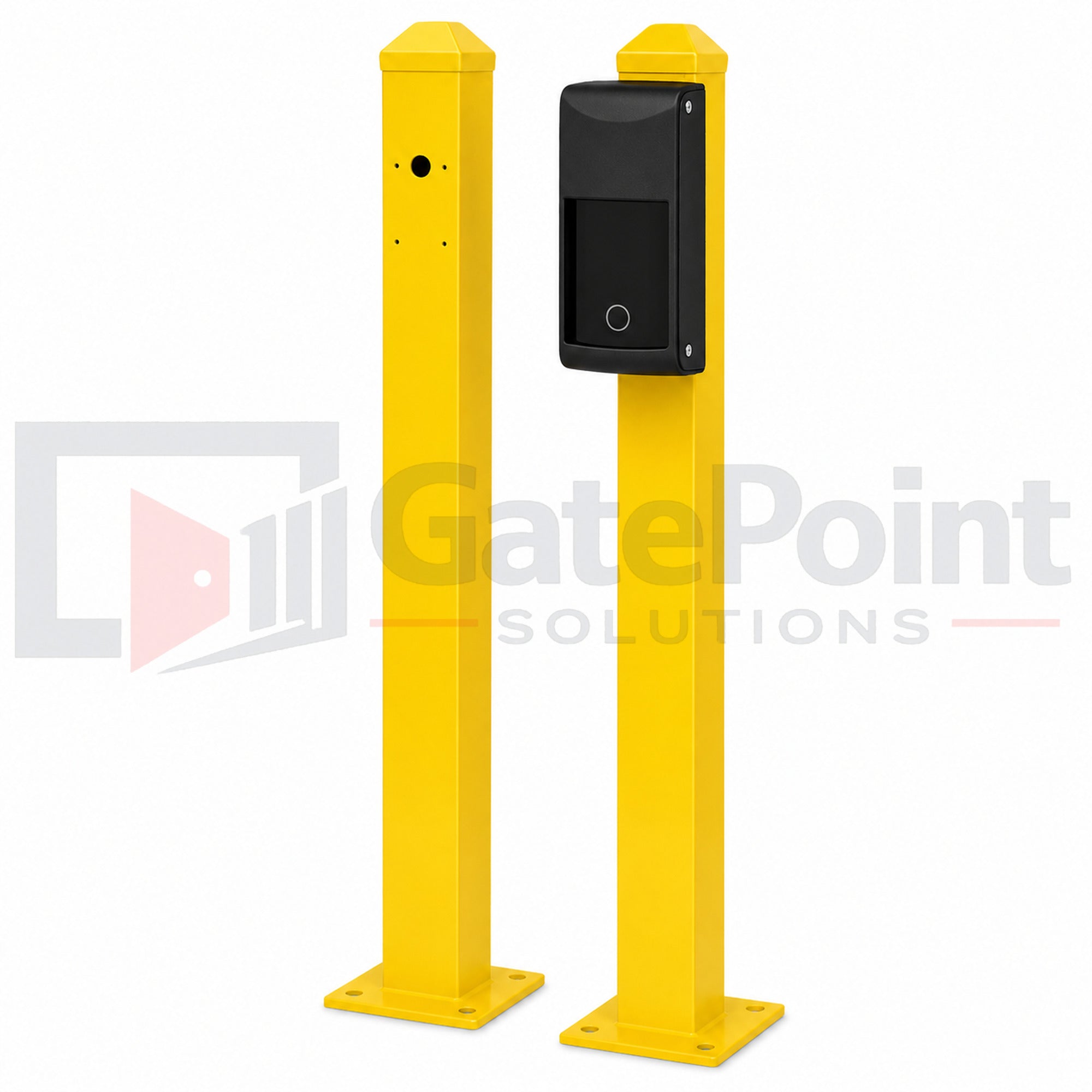 Optex OVS-MPY 30" Yellow Aluminum Mini Mounting Post for OVS Series Vehicle Presence Sensors