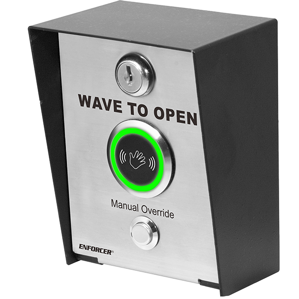 Post-Mount Wave-to-Open Sensor with Access Box
