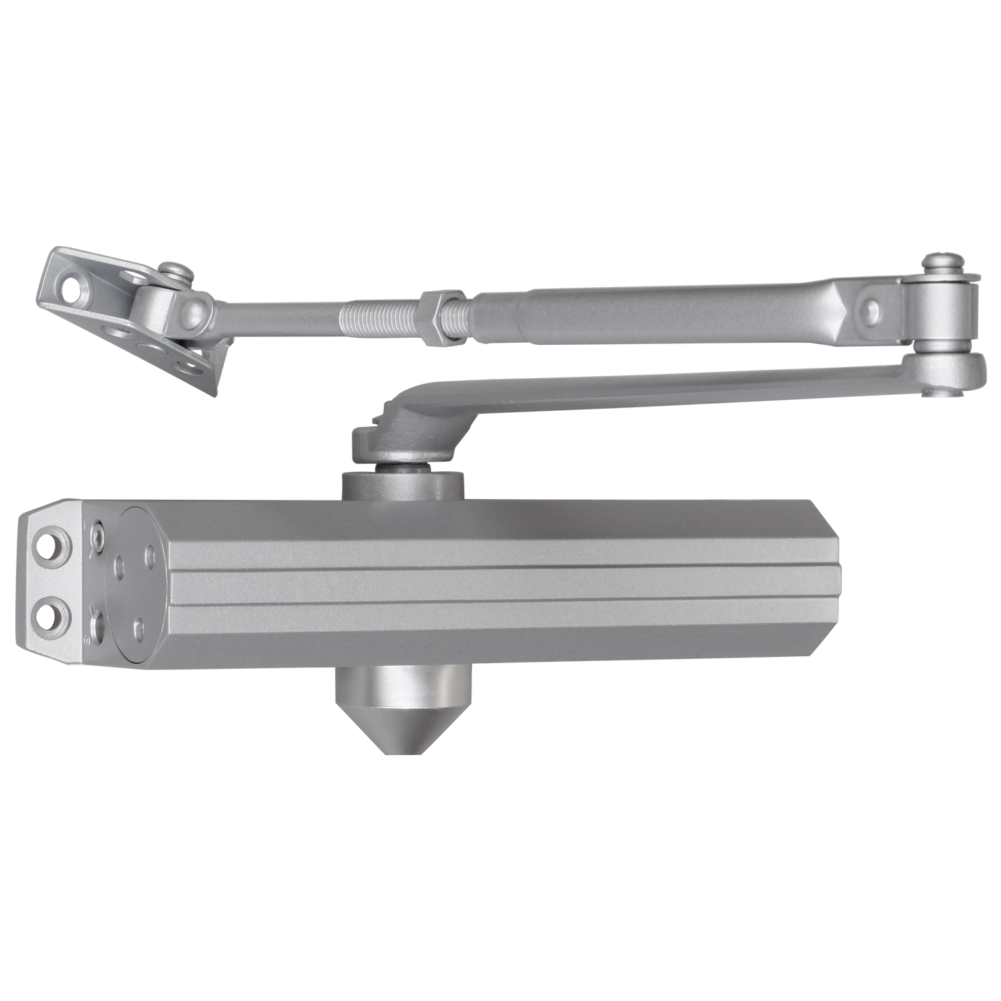 Surface-Type Door Closer with Back Check – Adjustable for Size 1~6, Door weight up to 330-lb (150kg), UL Listed