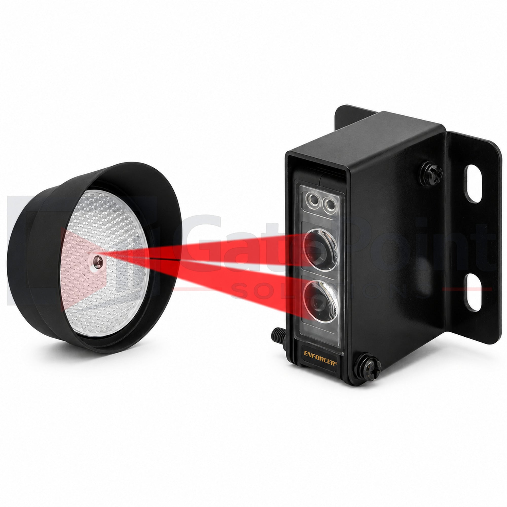 SECO-LARM E-931-S45RRQ Reflective Photoelectric Beam Sensor – 45 ft Range, IP66 Weatherproof