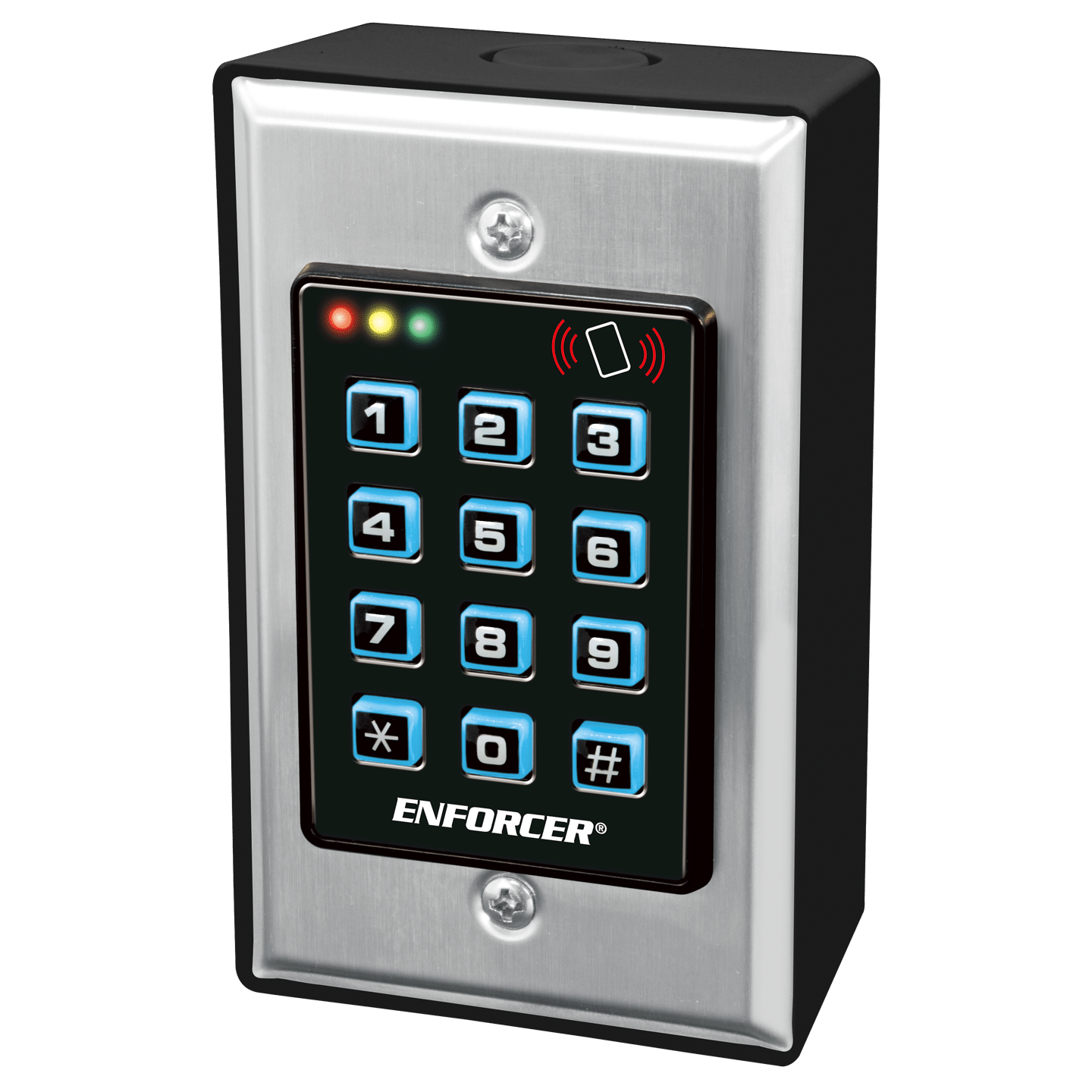 Indoor Illuminated Access Control Keypad with Proximity Reader