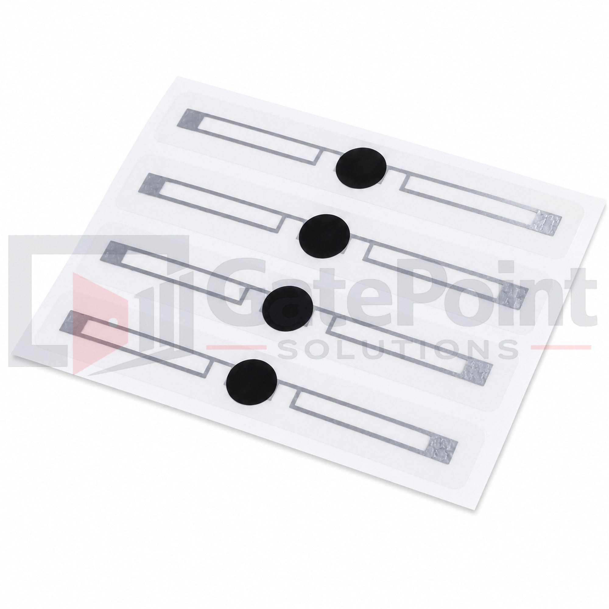 EMX Clear UHF RFID Windshield & Headlight Tags – 4.75" x 0.625" (Pack of 50)