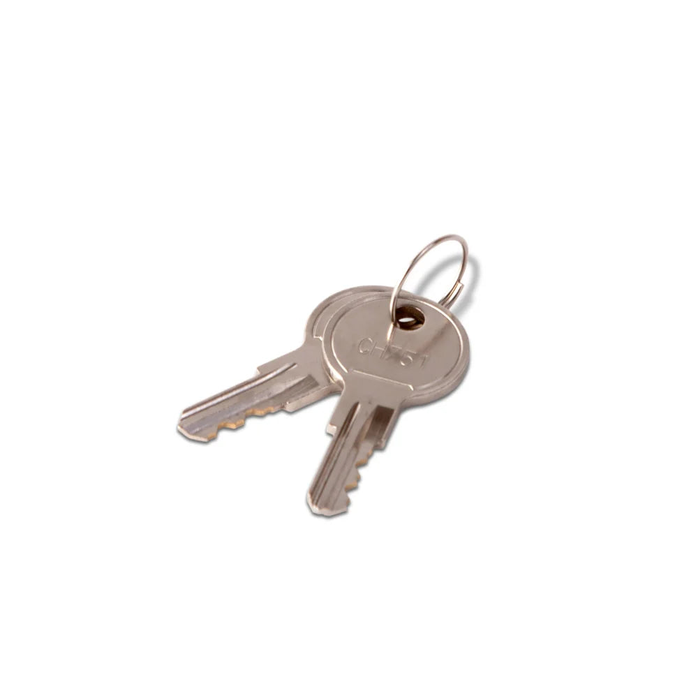 US Automatic 600172 Push Button Latch Keys for Metal Cabinet Cover Set of 2