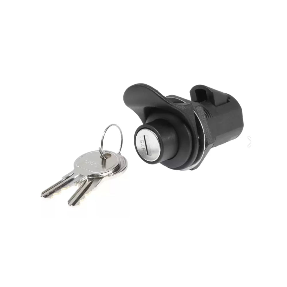 US Automatic 600170 Push Button Latch for Metal Cabinet Cover Comes with 2 Keys