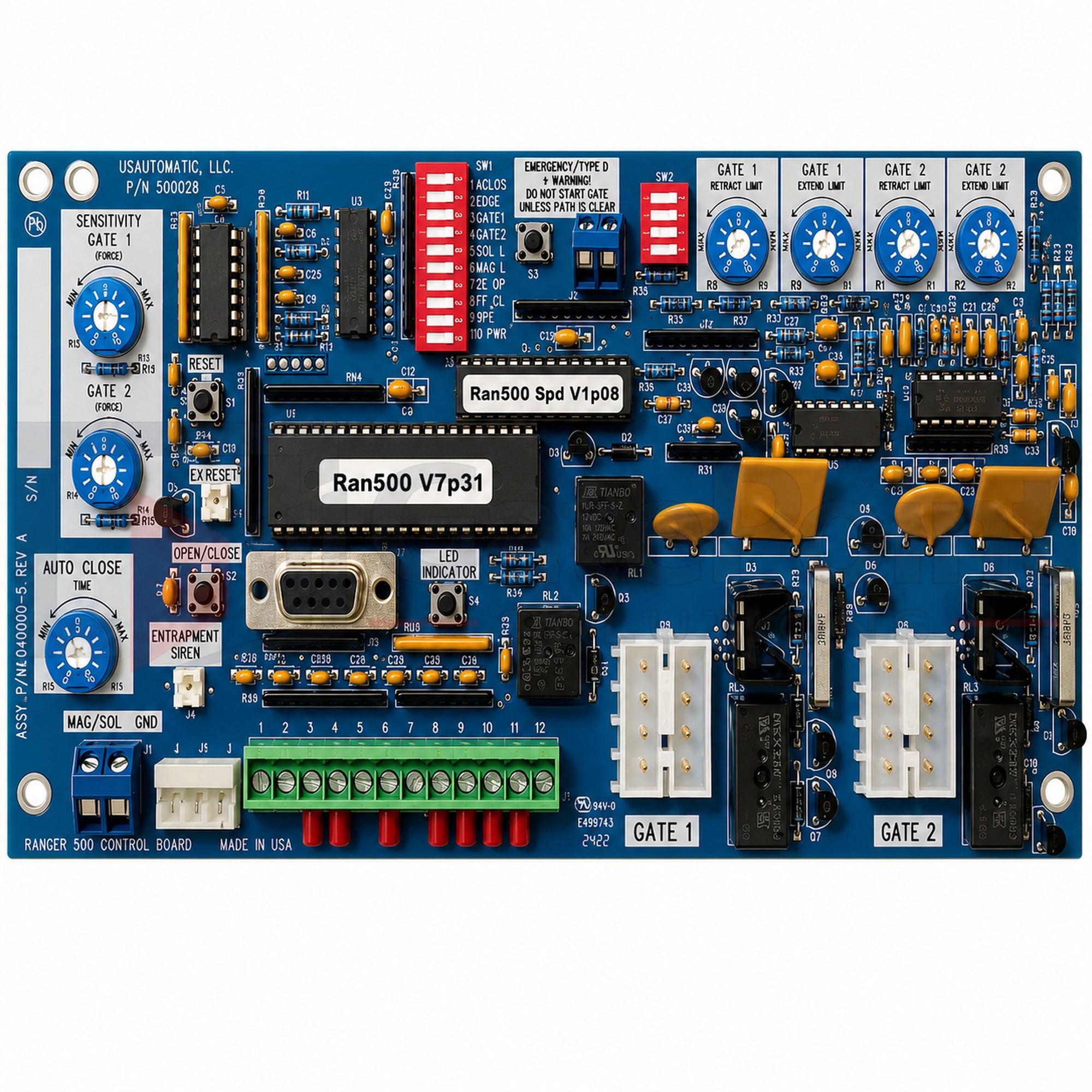 US Automatic 500028 Ranger 500 Control Board - Blue