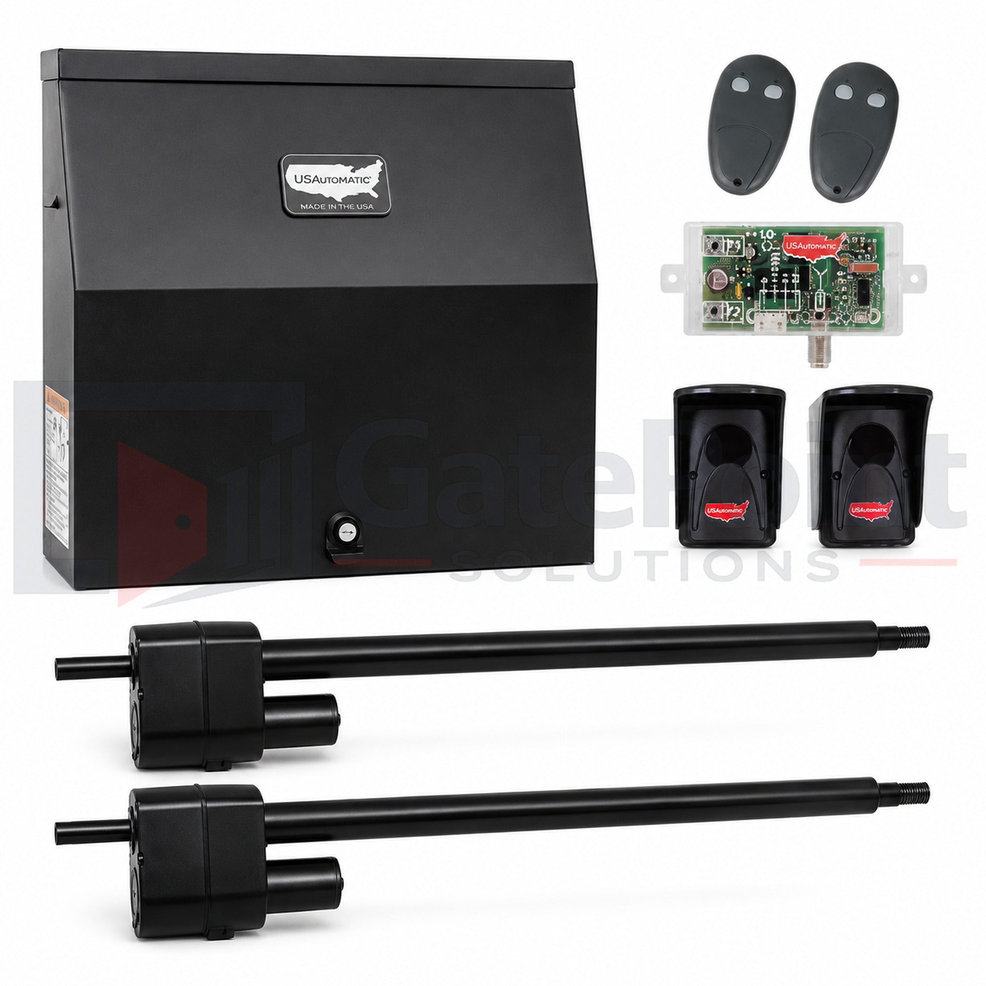 US Automatic Patriot 2 AC Dual Swing Gate Operator