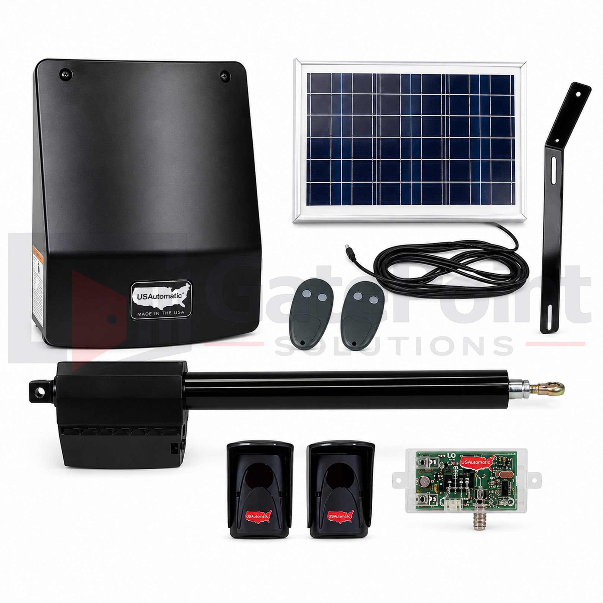 US Automatic Ranger 500 Solar Swing Gate Operator