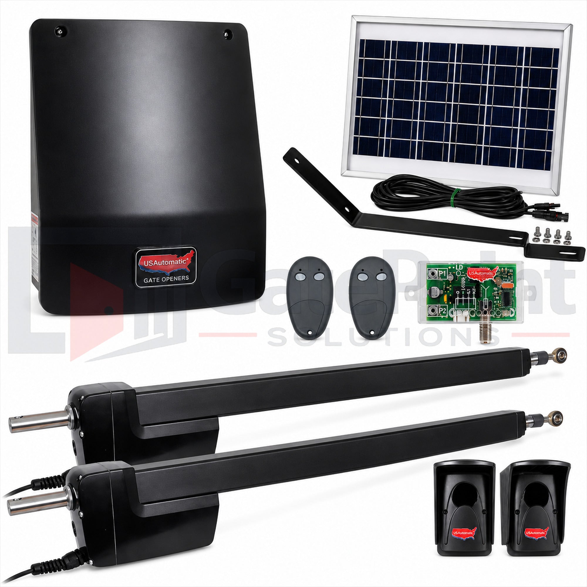 US Automatic Ranger HD 2 Solar Charged Dual Swing Operator