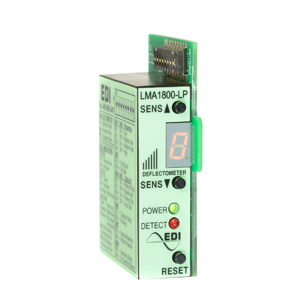 EDI LMA-1800-LP Loop Detector with Deflectometer, 1 Channel, 2 Output, 10 Pin, 10-30VDC or 14-26VAC