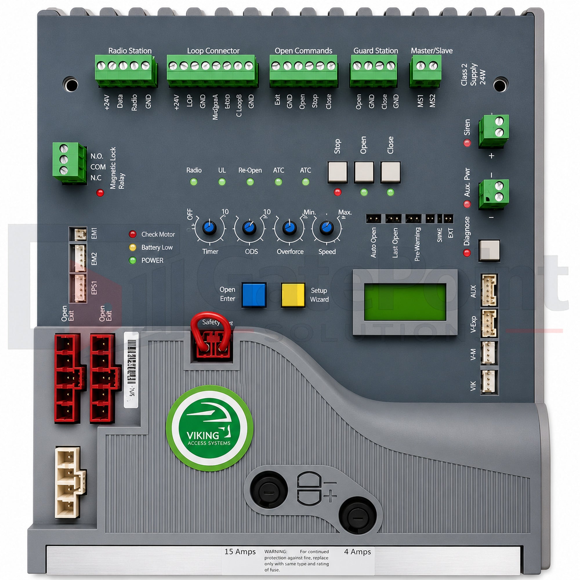 Viking VFLEXPCBU16 OEM 2016 Control Board (Green Logo) for Viking Gate Operators