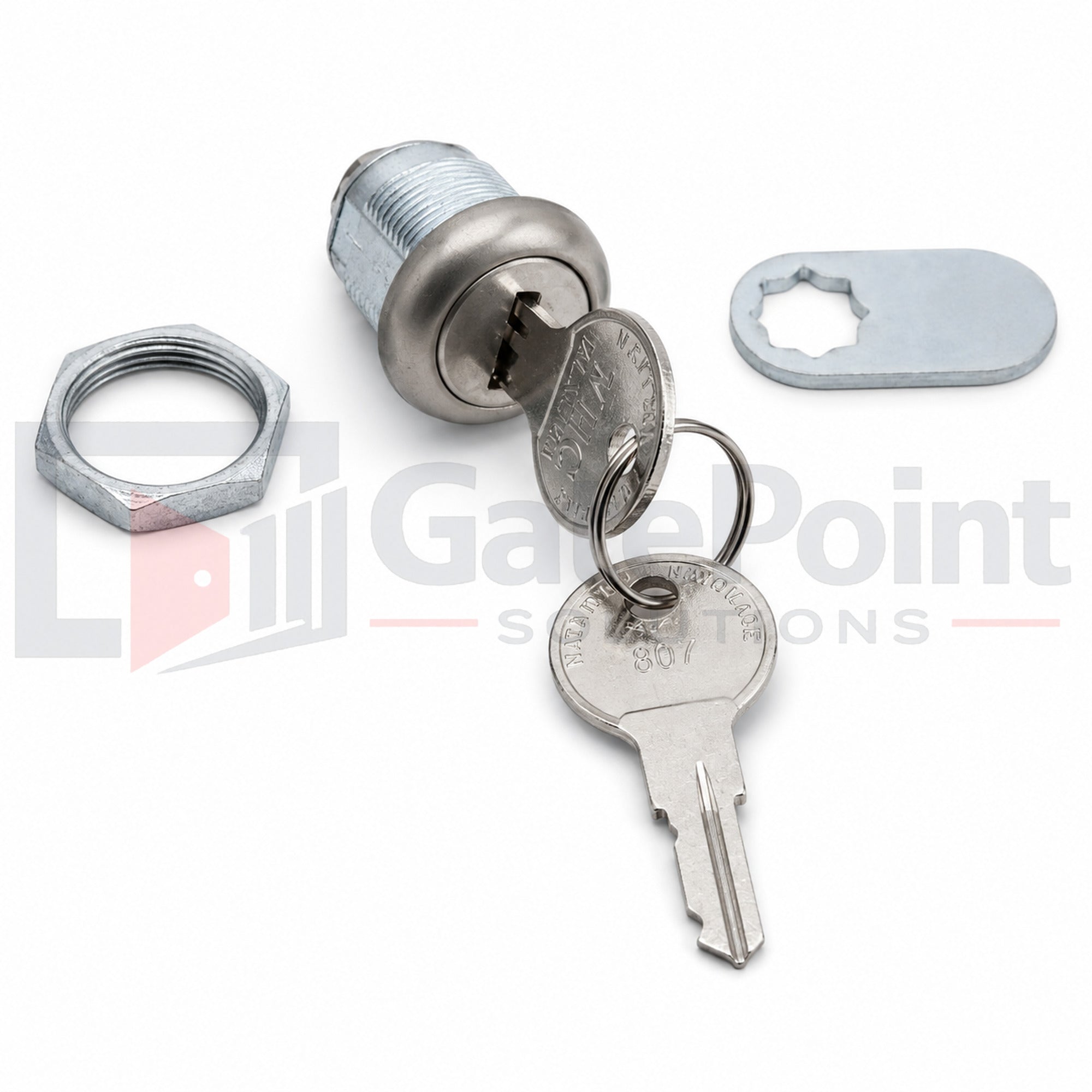 Viking VNXSLCL Replacement Lock Cylinder & Keys for K-2, L-3 & H-10 Slide Gate Operators