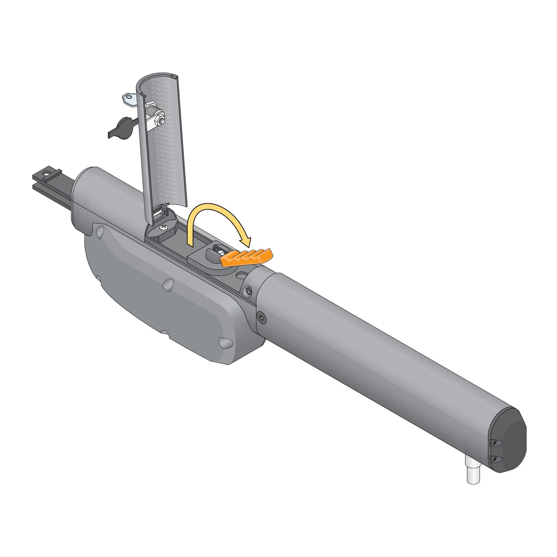 Eagle X9L Long Arm Dual Swing Gate Opener - Solar