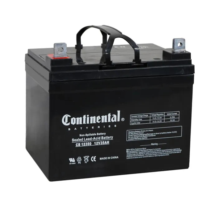 Continental 12 Volt 35 Amp SLA Battery Nut & Bolt
