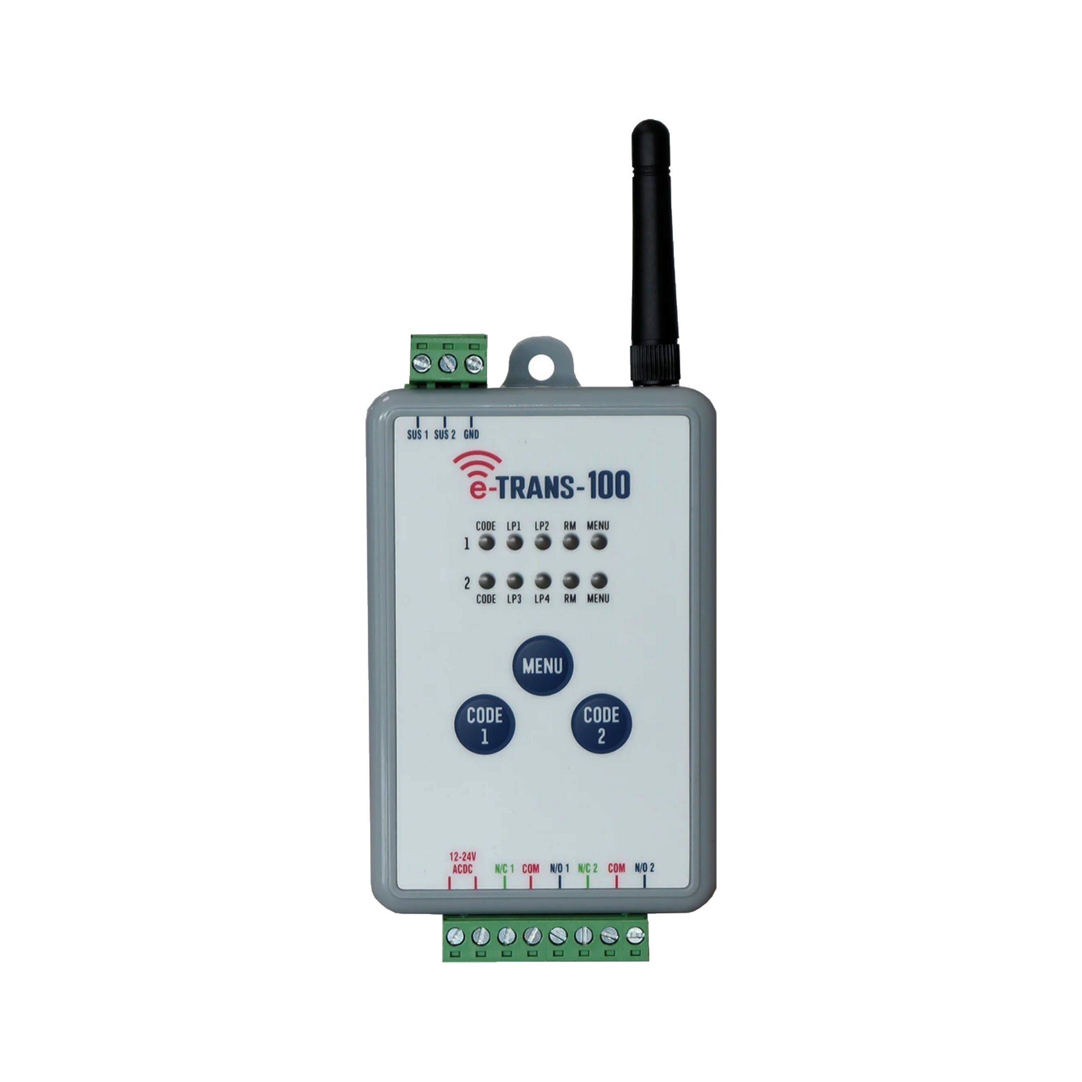AES E-TRANS 100 Two-Channel Transceiver for Gate Automation Systems